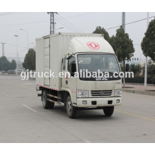 4X2 drive Dongfeng van transport truck for heavy goods transportation for 5-20 cubic meter